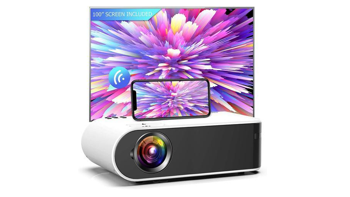 5. GooDee Wi-Fi Mini Projector
